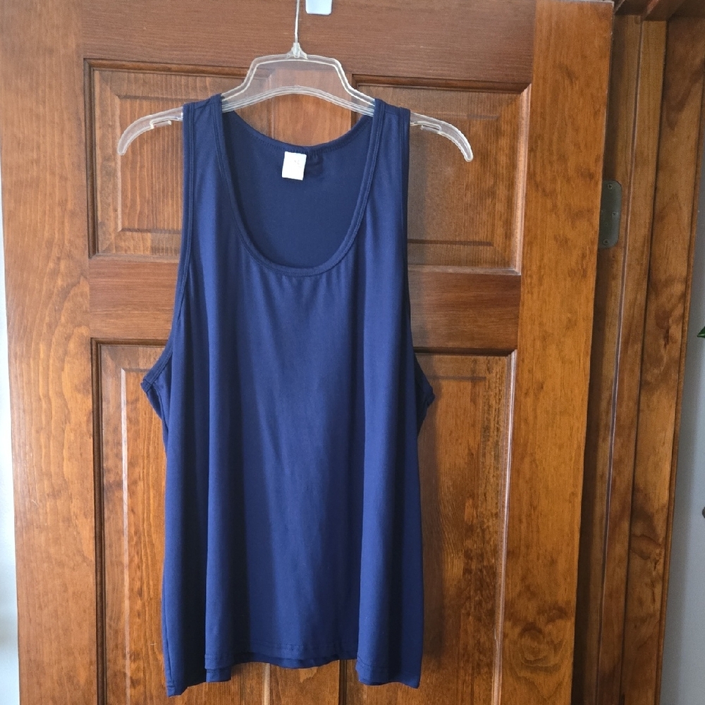 NAVY Blue Tank Top  Sz 3x